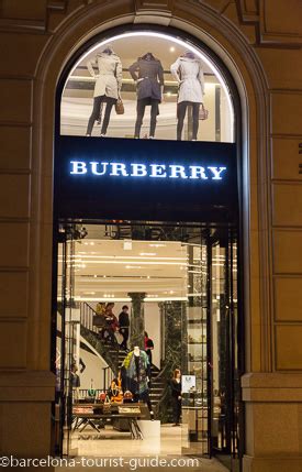 barcelona burberry shops.